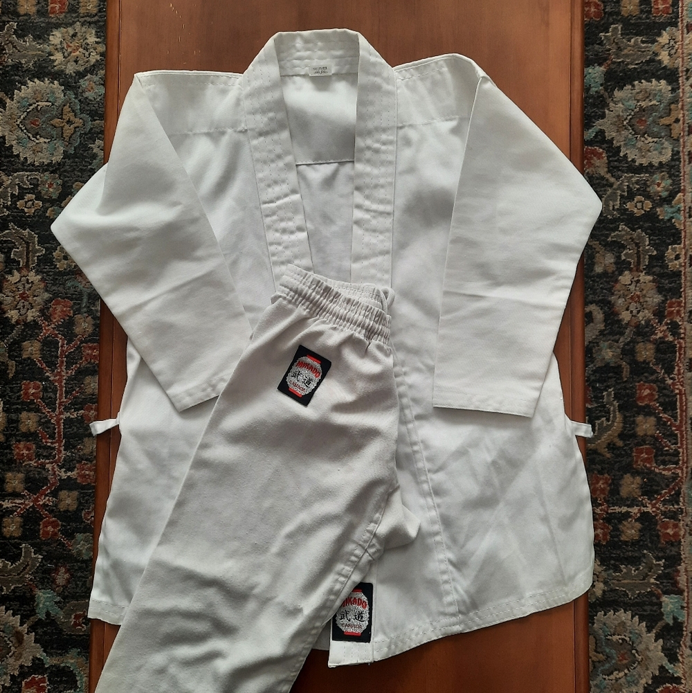XS Kids White Martial Arts Mikado Uniform
